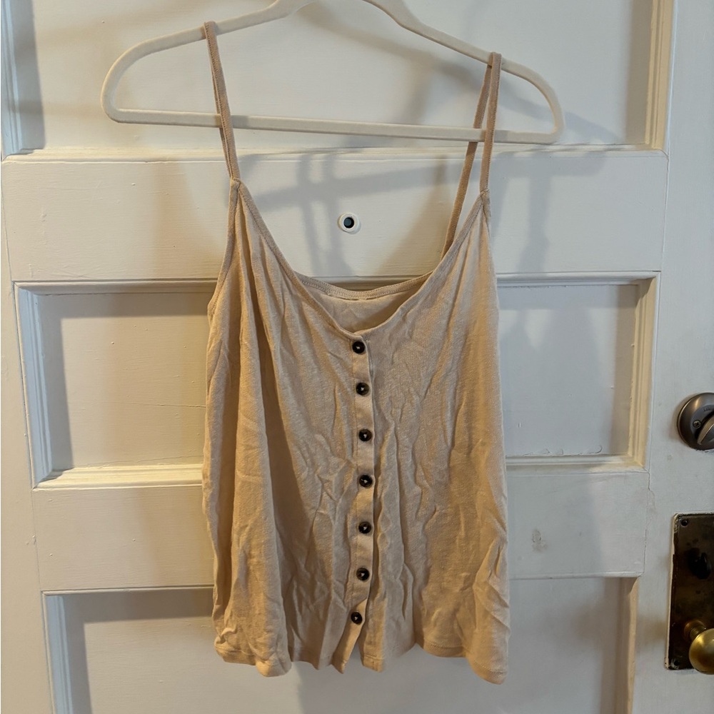 Button tank top
